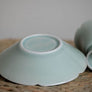 Cyan Flower Cup with Tray