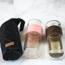 tumbler, tea tumbler, glass teapot, travel tea pot, travel tumbler