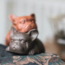 tea pet, yi xing clay tea pet, pug, pug tea pet, hand made tea pet
