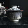 gaiwan, seattle tea store, teapot, handmade gaiwan, chinese teaware, teaware, hand painted gaiwan, chinese teaware, serene tea