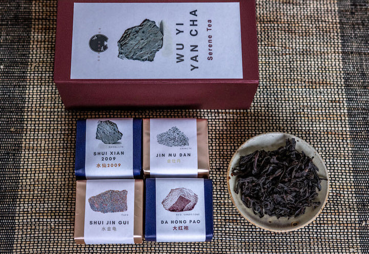 wuyi rock tea, rock tea, wu yi yan cha, da hong pao, big red robe, oolong tea, wu yi oolong tea, oolong tea, chinese oolong tea, tea sample box, tea sample, tea gift box, tea box